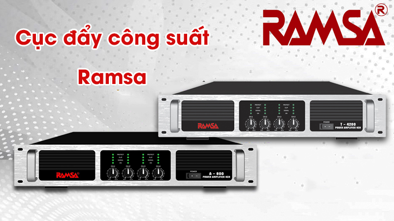 Cục đẩy công suất Ramsa - Chính hãng, giá tốt nhất tại Lạc Việt Audio