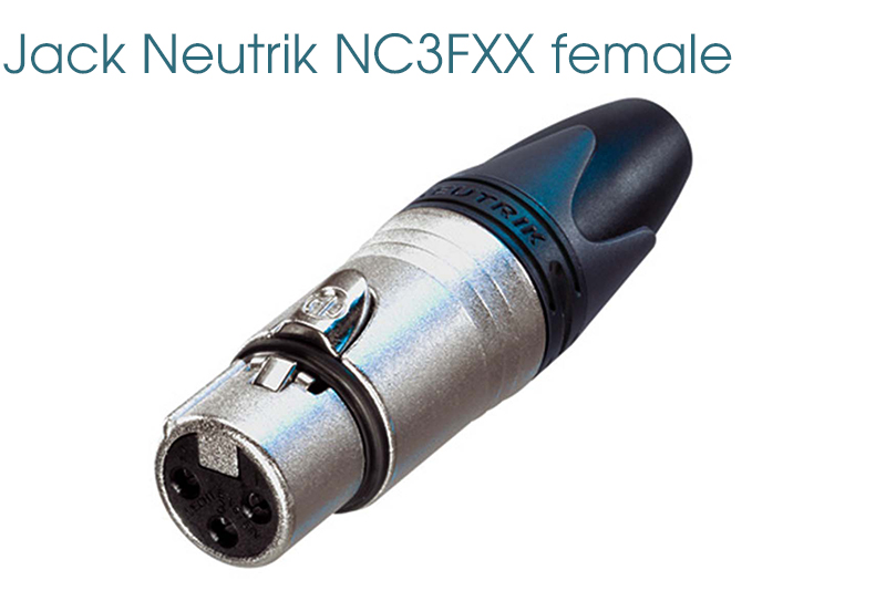 Jack loa Neutrik NC3FXX female: 132.000 VND