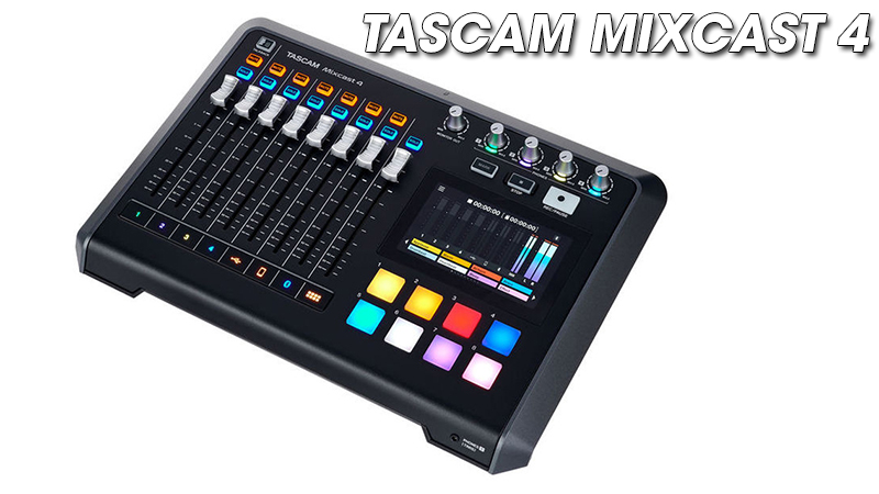 Mixer bãi Nhật Tascam Mixcast 4