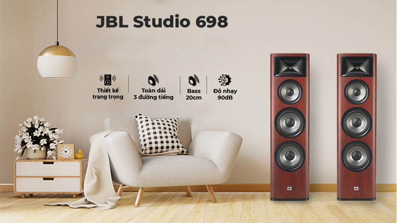 Loa JBL bass 20 Studio 698: 23.950.000 VND