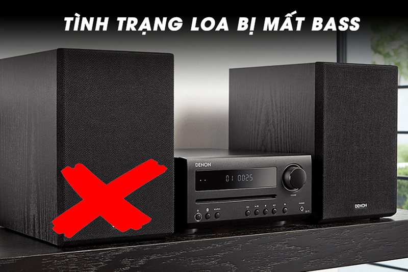 Tình trạng loa bị mất bass