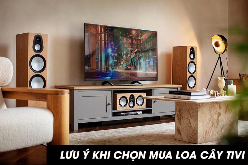 Lưu ý khi chọn mua loa cây tivi 