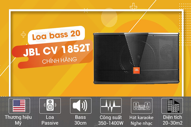 Loa  bass 20 JBL CV1852T: 7.200.000 VND