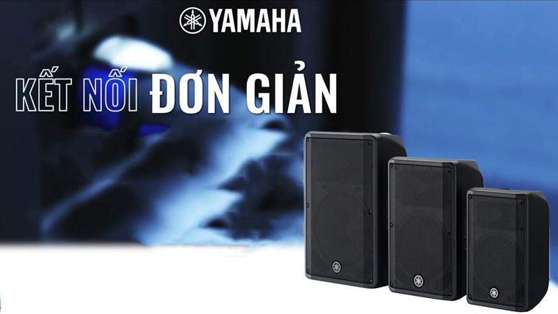 Loa hội trường Yamaha kết nối dễ dàng với các thiết bị âm thanh