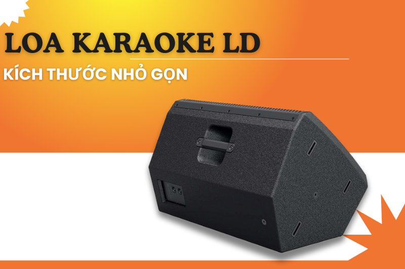 Loa karaoke LD - kích thước nhỏ gọn