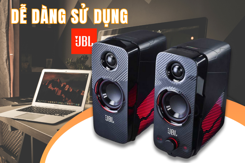Loa vi tính JBL - Dễ dàng sử dụng, kết nối dễ dàng 