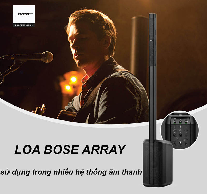 Loa Bose array được sử dụng trong nhiều hệ thống âm thanh 