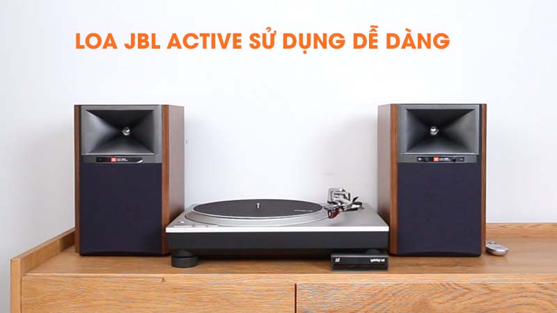 Loa JBL active sử dụng dễ dàng