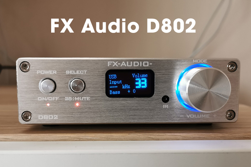 Amply giá rẻ dưới 1 triệu FX Audio D802: 990.000 VND
