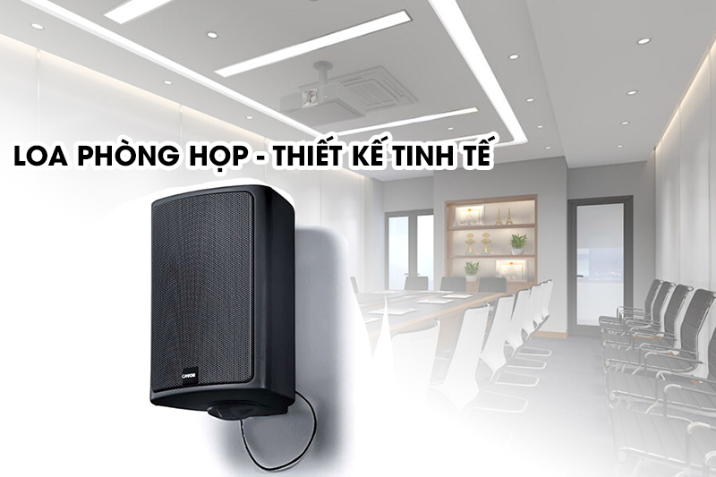Loa phòng họp có thiết kế nhỏ gọn, tinh tế Loa phòng họp có thiết kế nhỏ gọn, tinh tế