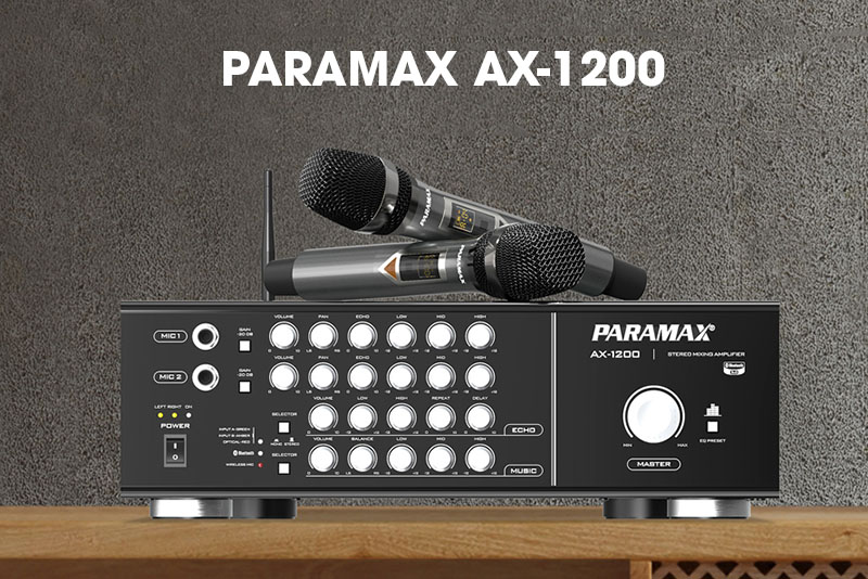 Amply bluetooth Paramax AX-1200: 9.990.000 VND