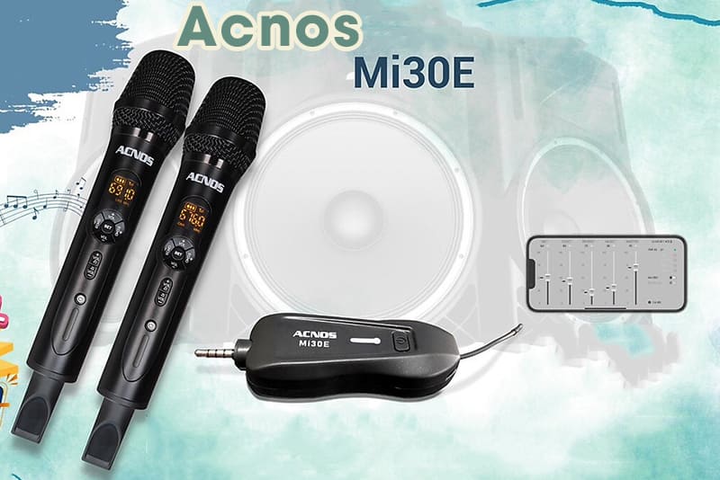 Micro không dây có echo Acnos Mi30E: 1.950.000 VND