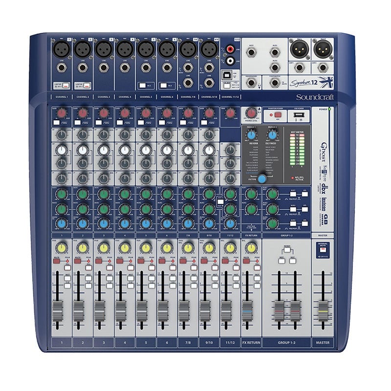 9. Bàn mixer 12 line Soundcraft Signature 12: 9.900.000 VNĐ