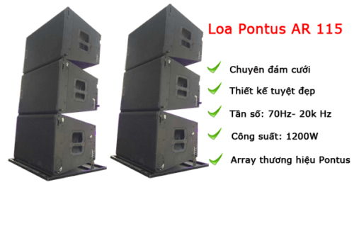 Loa array Pontus Ar 115 chất lượng vượt trội