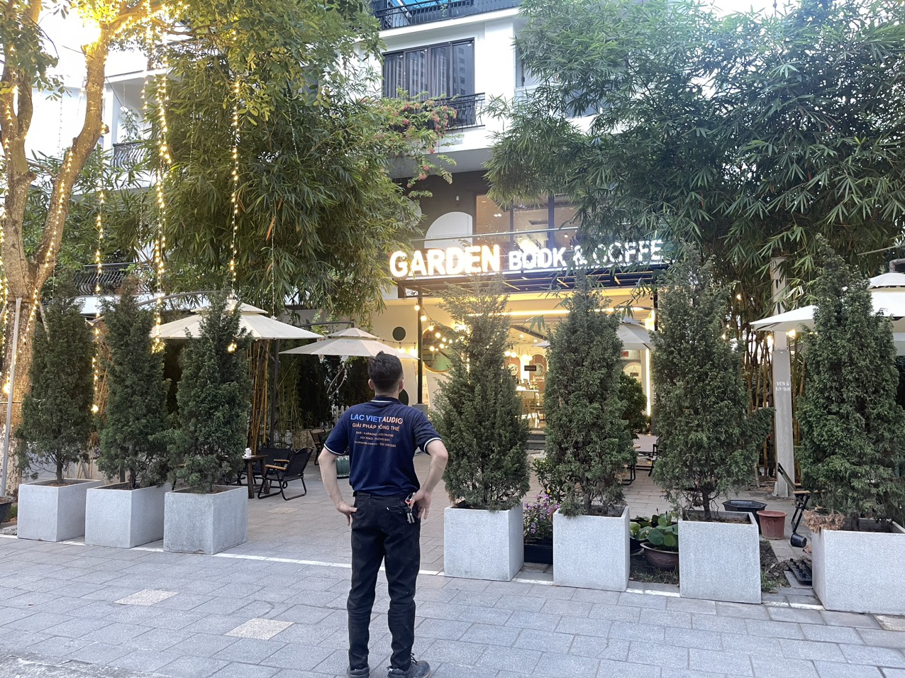 Dự án âm thanh quán cafe cho Garden Book Coffee