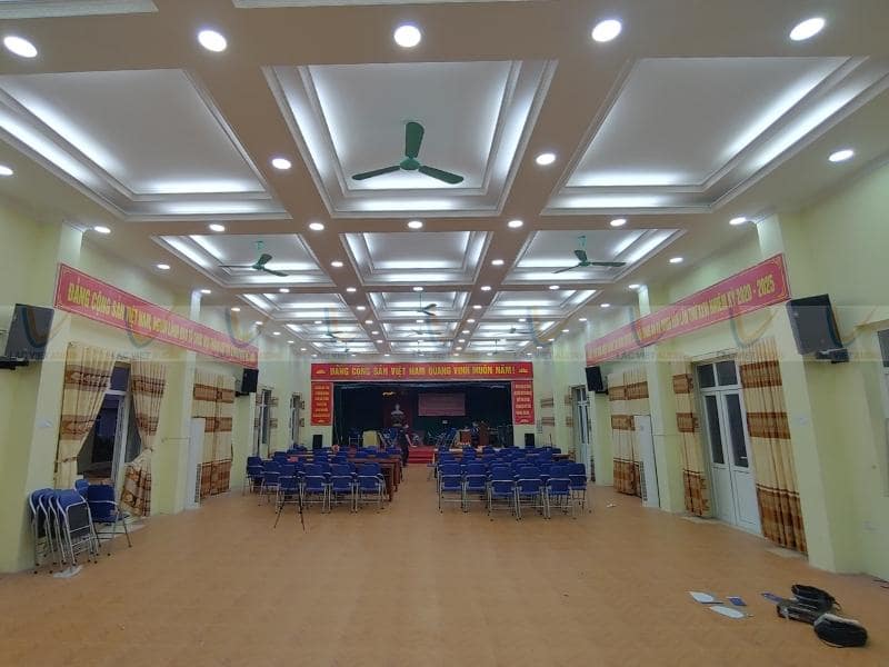 Dự án âm thanh sân khấu hội trường Xã Minh Tân, huyện Phú Xuyên, Hà Nội