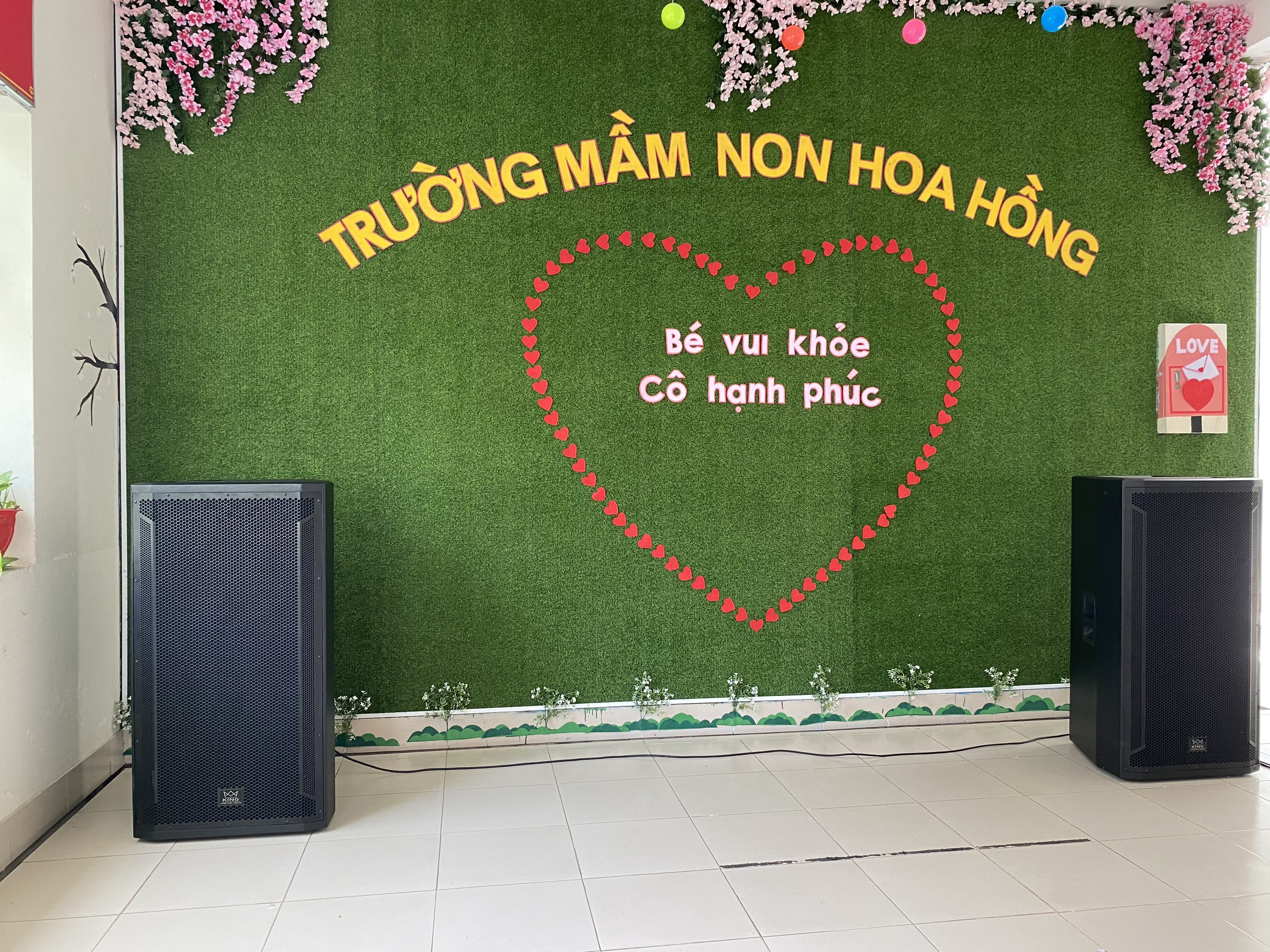 Dự án âm thanh trường học của mầm non Hoa Hồng