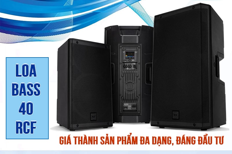 Giá loa bass 40 RCF chính hãng hiện nay như thế nào? 