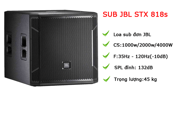 Loa SUB JBL STX 818s chất lượng cao, giá tốt nhất