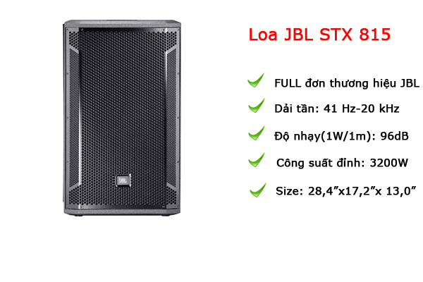 Loa hội trường JBL STX 815 chất lượng vượt trội