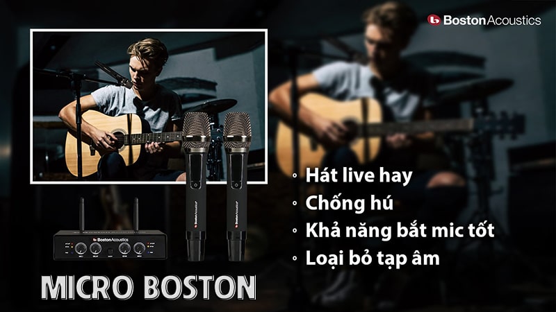 Micro Boston được đánh giá cao về độ nhạy và khả năng thu âm chính xác
