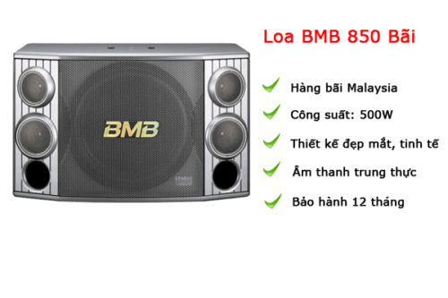 Loa karaoke BMB 850 bãi