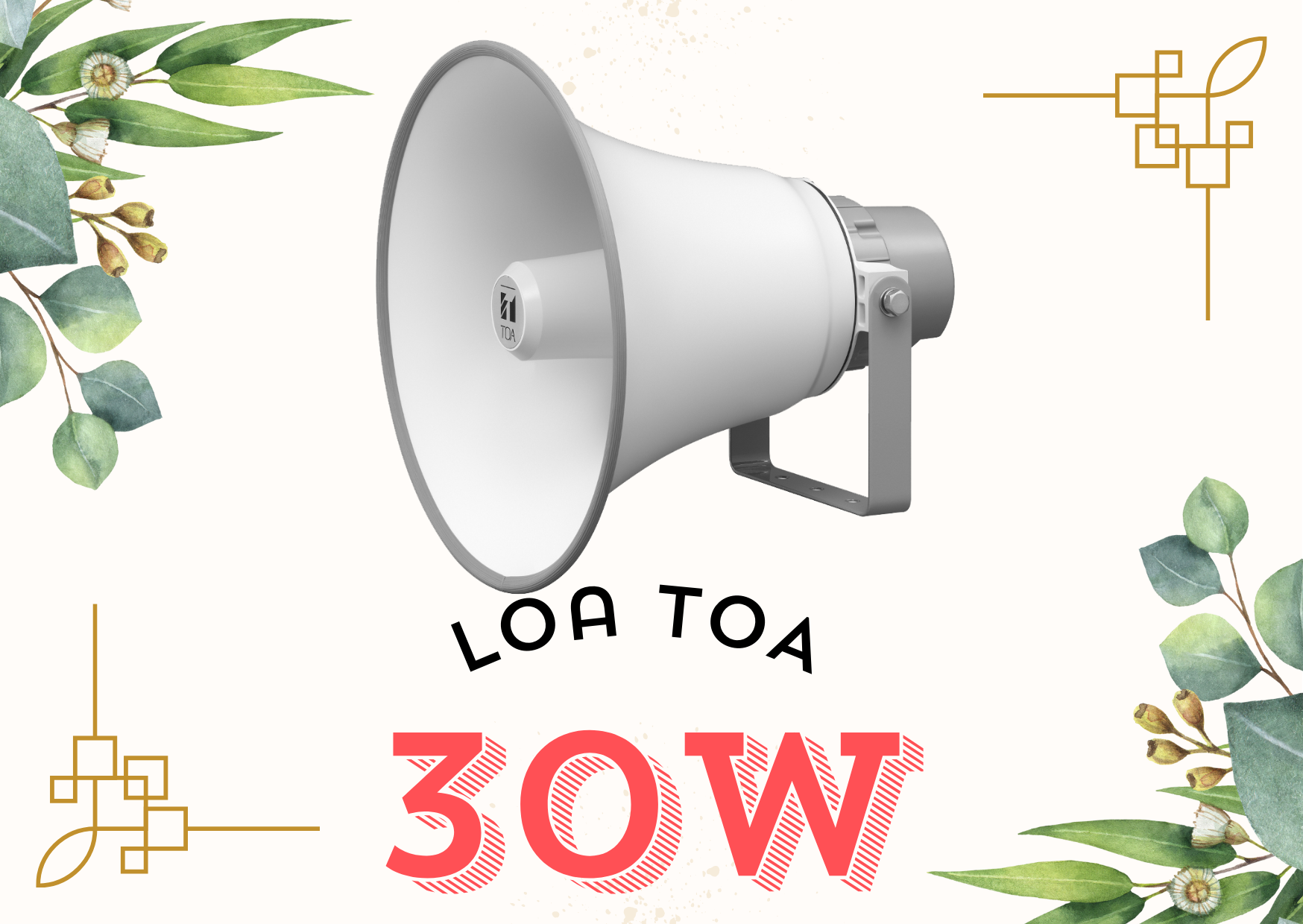 Loa TOA 30W chính hãng, giá rẻ, chất lượng nhất!