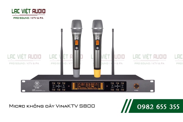 Giới thiệu về sản phẩm Micro không dây VinaKTV S800 