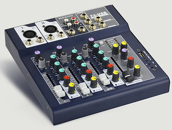 Mixer F4 Yamaha có đường truyền ổn định, âm thanh mềm mại, mượt mà