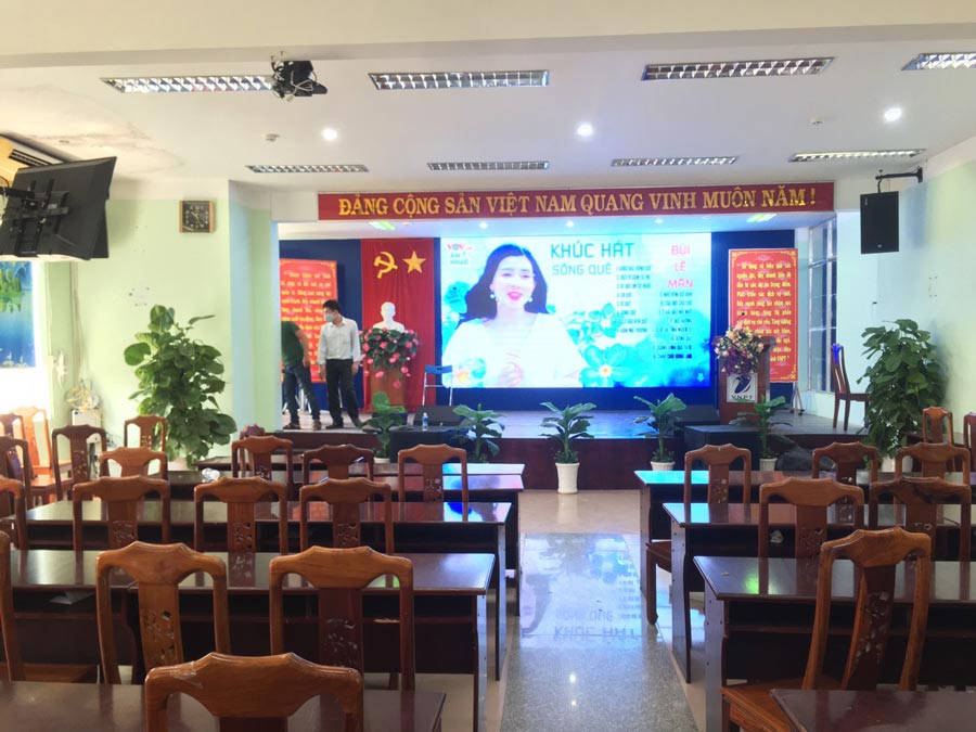 Lắp đặt hệ thống âm thanh hội trường cho VNPT Ninh Thuận