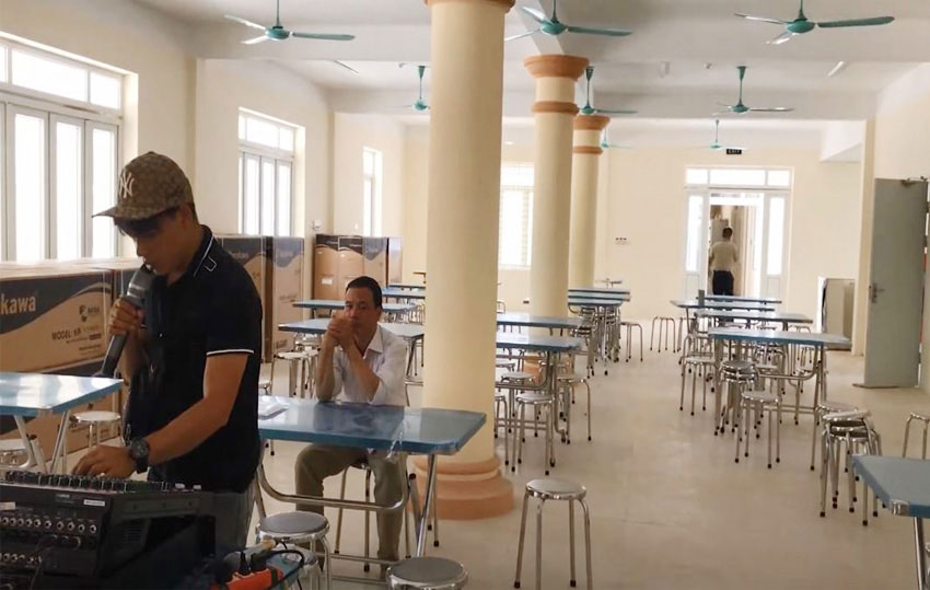 Hệ thống âm thanh hội trường nhỏ cho TT bảo trợ xã hội Ba Vì