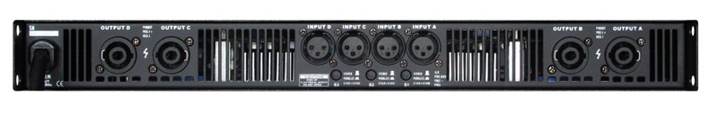 Mặt sau của Amply Gisen M60Q