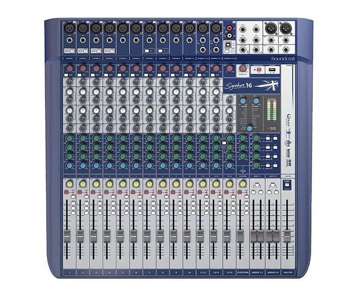Bàn mixer 16 line Soundcraft Signature 16
