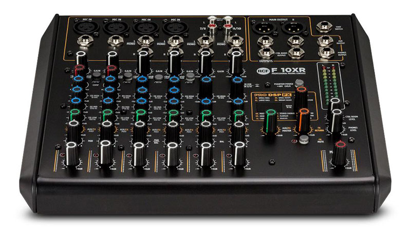 Mixer RCF F 10XR xử lý âm chuyên nghiệp
