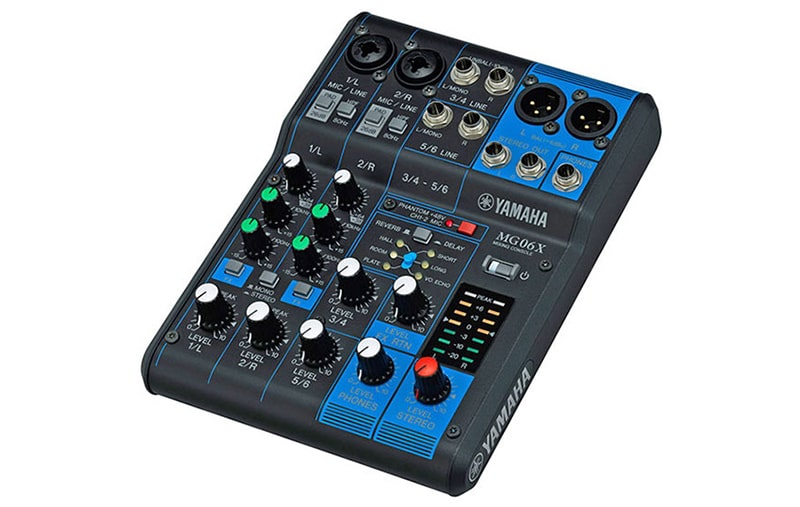Bàn mixer thu âm Yamaha MG06X: 3.330.000 VNĐ