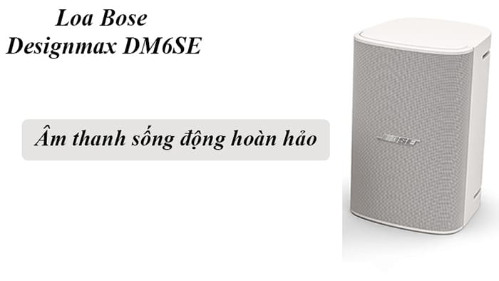 Bose DesignMax DM6SE mang tới chất lượng âm thanh tuyệt vời