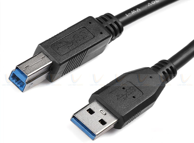 Cách 1: Qua cáp kết nối vang số và máy tính USB 3.0B