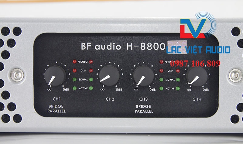 Hình ảnh giao diện mặt trước của BF Audio H8800