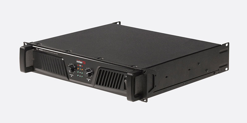 Cục đẩy công suất Inter-M V2-4000 đem đến âm thanh hiệu suất mạnh mẽ