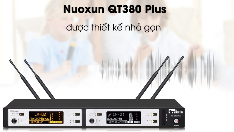 Đầu thu Nuoxun QT380 Plus có thiết kế nhỏ gọn