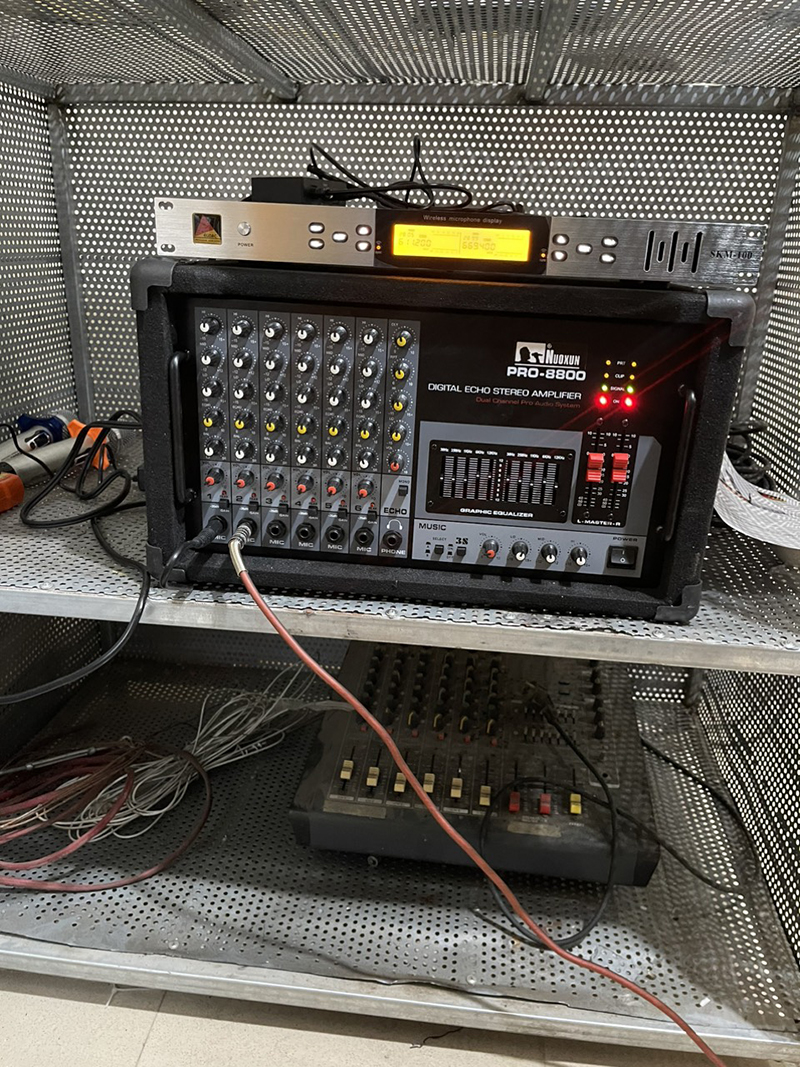 Lắp đặt Amply Nouxun Pro 8800 tại dự án