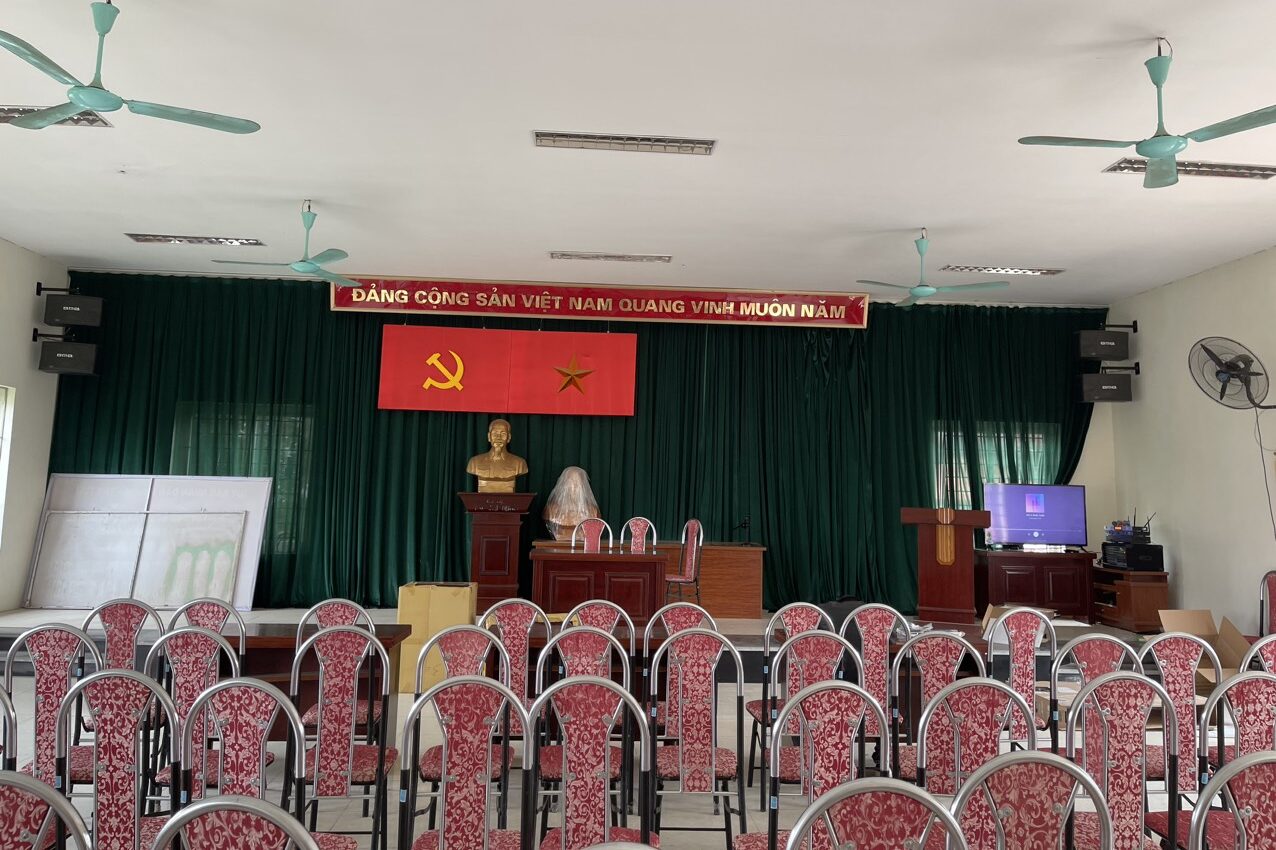 Dự án âm thanh hội trường tại nhà văn hoá TDP Trung 5 và Trung 6