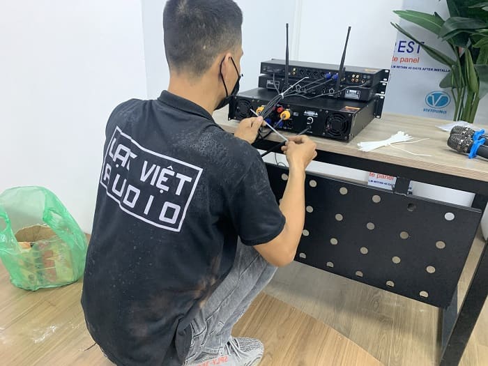 Lạc Việt Audio lắp đặt và kết nối hệ thống âm thanh 