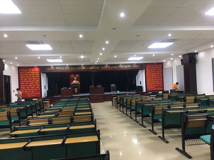 Dự án hệ thống âm thanh cao cấp cho hội trường Vietcombank Quảng Nam
