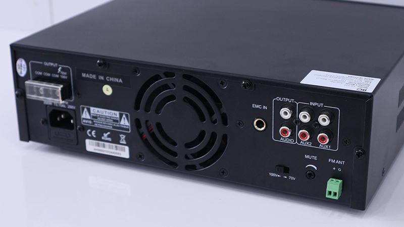 ITC TA120 có chất lượng âm thanh cao và độ nét cao, đầu ra 70V hoặc đầu ra 100V là tùy chọn
