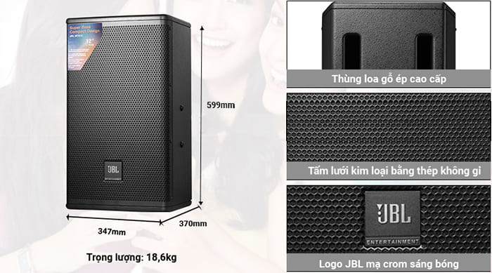 Loa karaoke JBL MTS12 có thiết kế nhỏ gọn