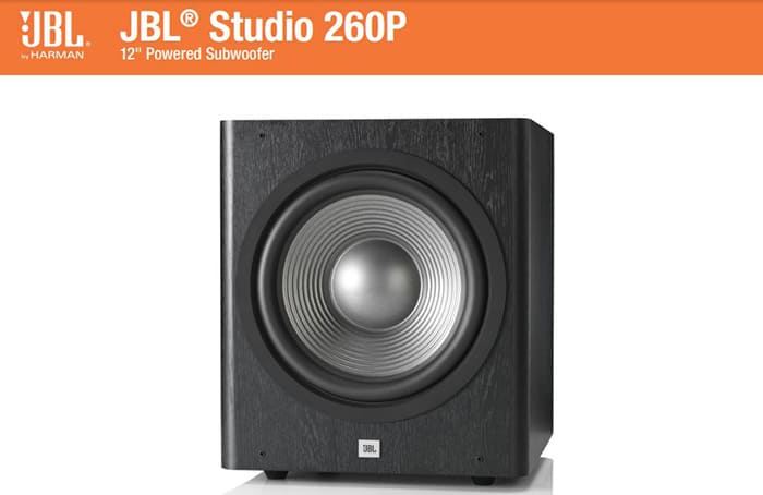 JBL Studio 260P – dòng loa sub siêu trầm cho gia đình