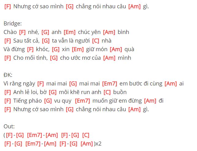 Hợp âm Là Một Thằng Con Trai