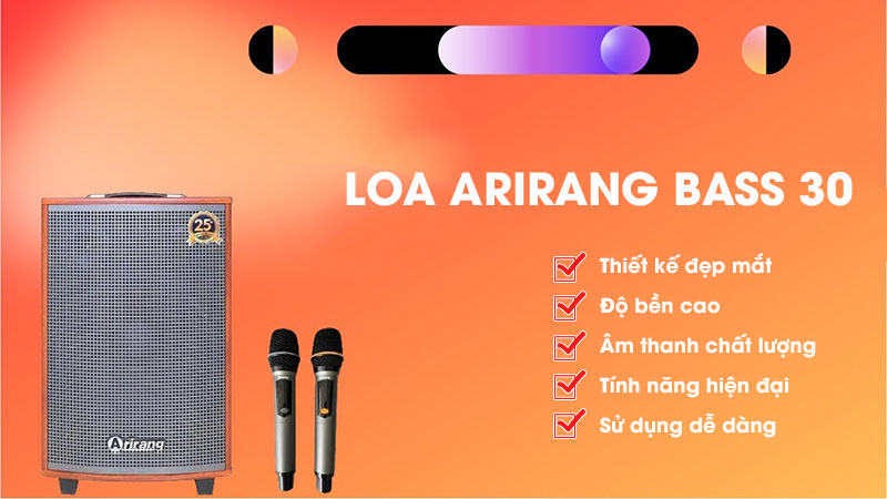 Loa Arirang bass 30 