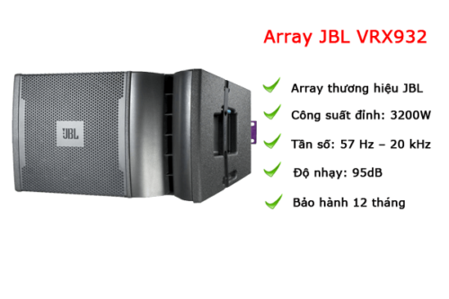 Loa array JBL VRX 932 chất lượng vượt trội